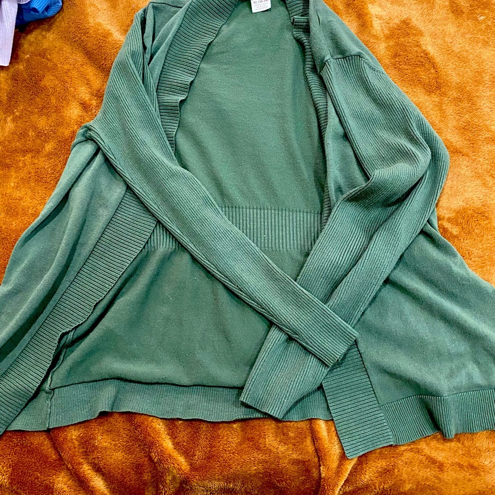 Green Cardigan